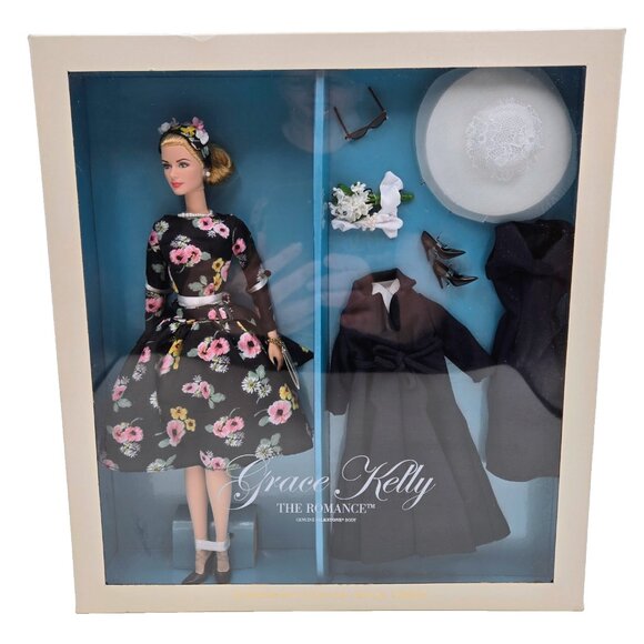 Grace Kelly The Romance Silkstone Barbie Doll Giftset By Mattel Gold Label T7944 - Picture 1 of 16